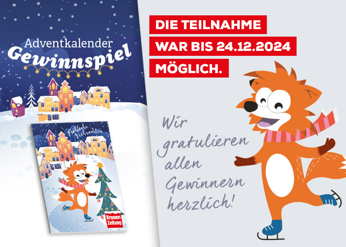 Das Adventkalender Gewinnspiel ist leider bereits beendet.